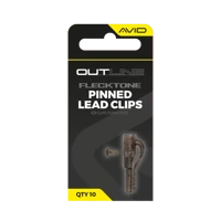 Avid Carp Outline Flecktone Pinned Lead Clips